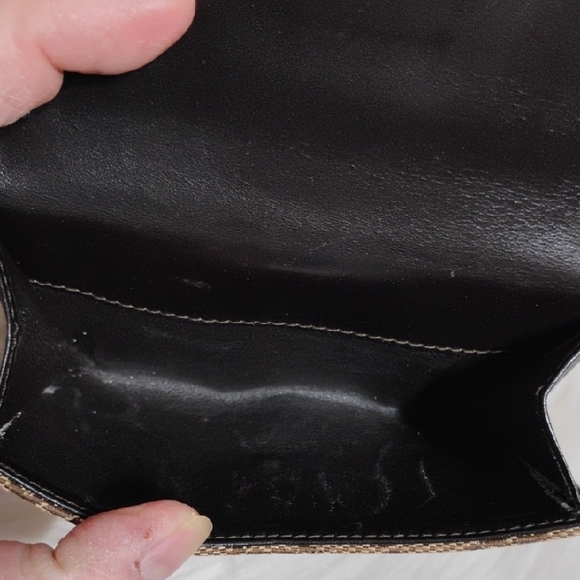 Authentic Gucci GG Canvas Web Sherry Line Jacket Vtg Wallet W Box - Picture 15 of 16